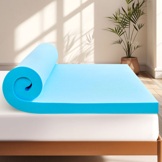 Soft Memory Foam Mattress Topper Pressure Relief Bed Mattress Pad