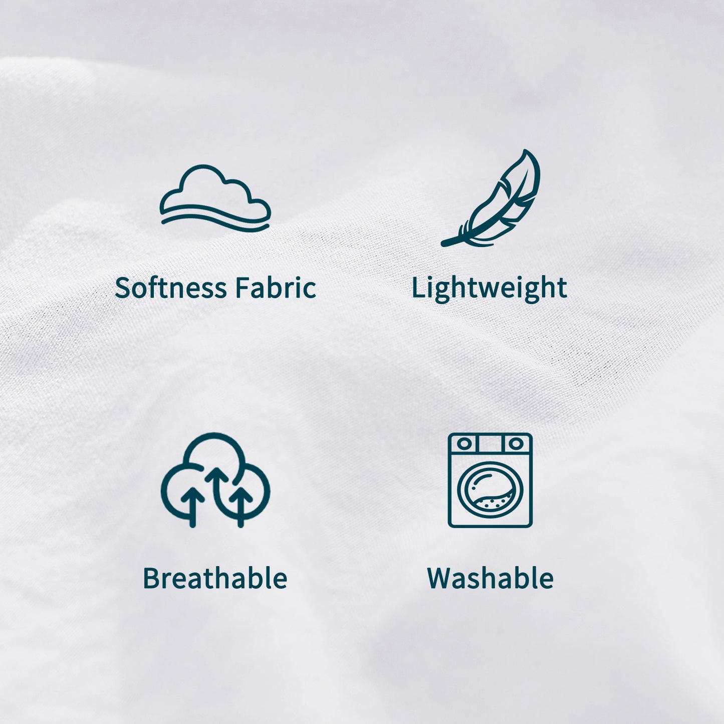 Fassbel® TwinXL Sheet Set, Cotton Tencel Lyocell, Deep Pockets, Luxury Hotel Quality, Silky Soft, Cooling Sheets, 3-Piece Set, White