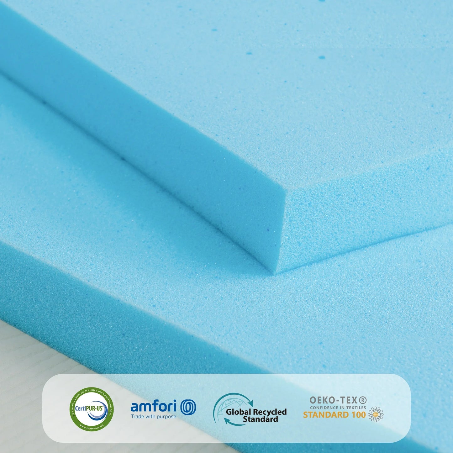 Memory Foam Mattress Topper - Gel Infused Cooling Mattress Topper, Pressure Relief, CertiPUR-US Certified