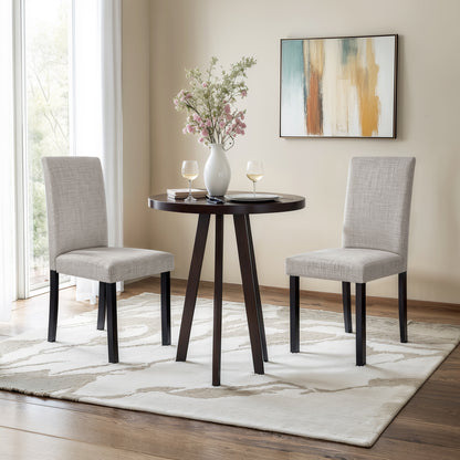 Hokway Dining Room Chairs, Parsons Diner Chairs Fabric Side Kitchen Chairs