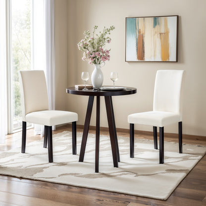 Hokway Dining Room Chairs, Parsons Diner Chairs Fabric Side Kitchen Chairs