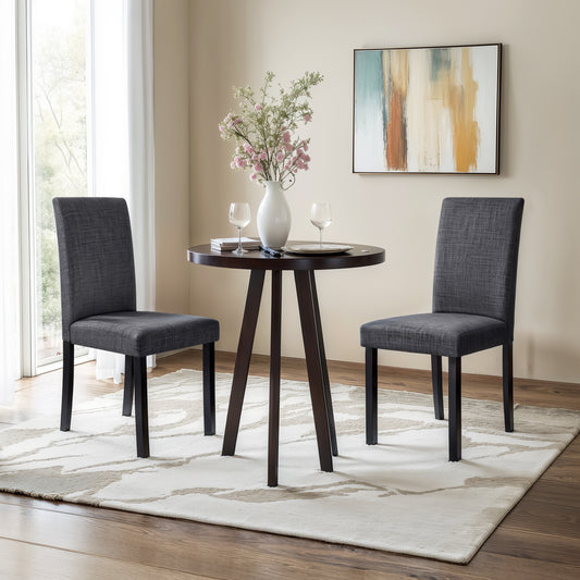 Hokway Dining Room Chairs, Parsons Diner Chairs Fabric Side Kitchen Chairs