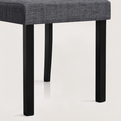 Hokway Dining Room Chairs, Parsons Diner Chairs Fabric Side Kitchen Chairs