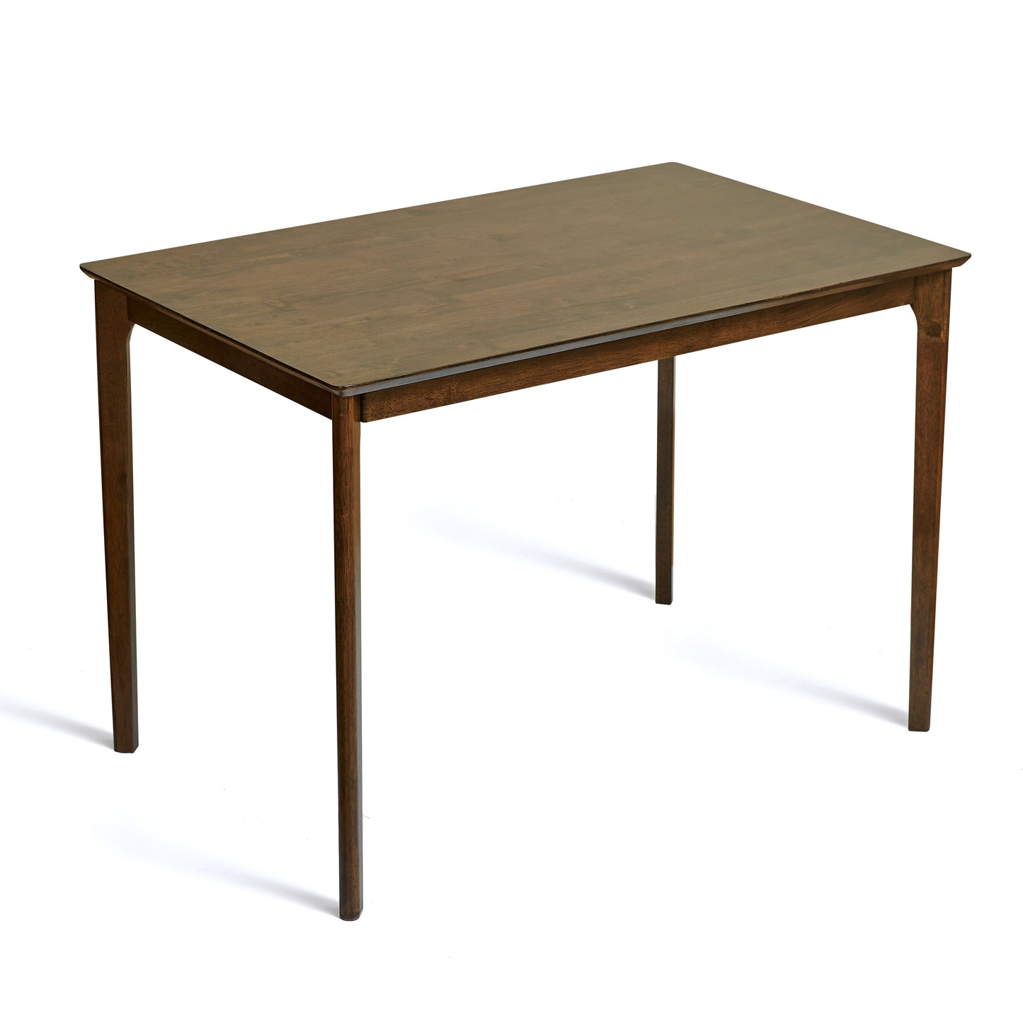 Indoor Dining Table, Solid Wood Rectangular Dining Table for Kitchen Dining Room, Walnut
