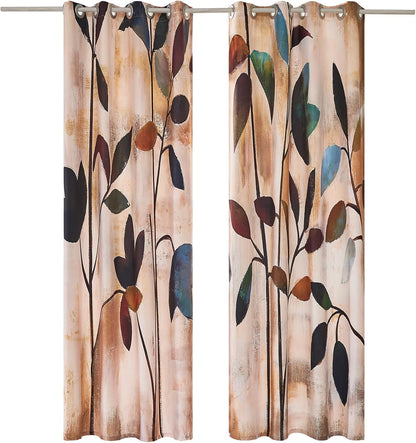 Fassbel® 2 Panel Set Digital Printed Window Curtains for Bedroom Living Room Dining Room Kids Room