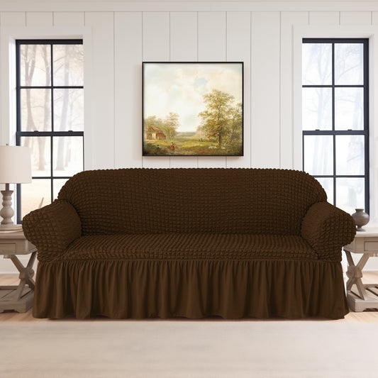 Couch Cover Stretch Sofa slipcover, Skirt Couch Protector